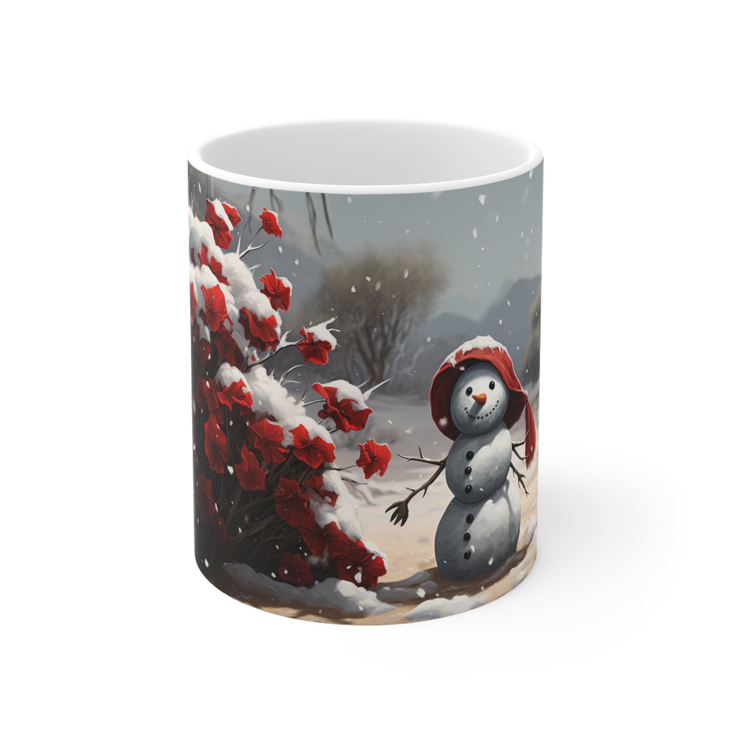 Immersive Christmas Mug Funny Mug Secret Santa X-mas  Mug Vintage Christmas Mug Snow Man Coffee Mug Hot Chocolate Mug Holiday Mug