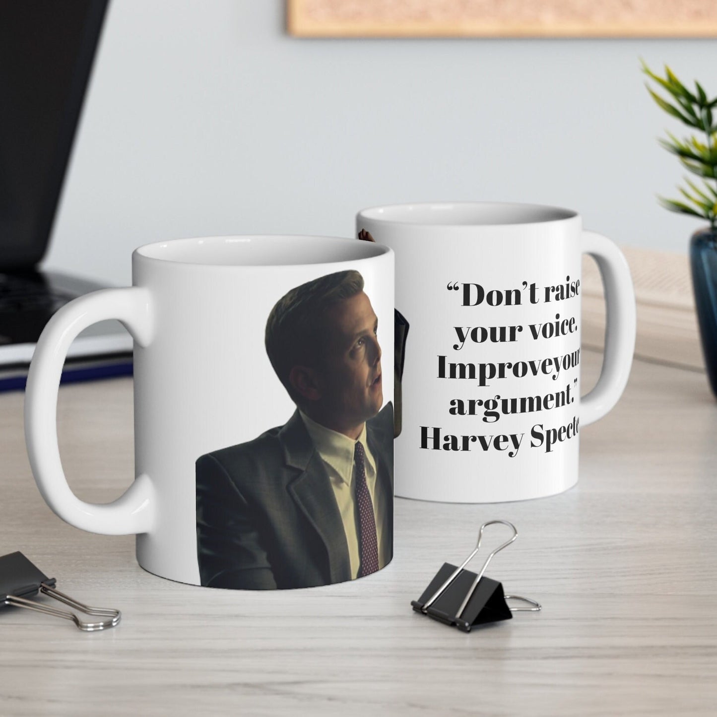 Harvey Specter Coffee Mug Iconic TV Quotes Novelty Gift Louis Litt Donna Paulsen Lawyer Gift Suits